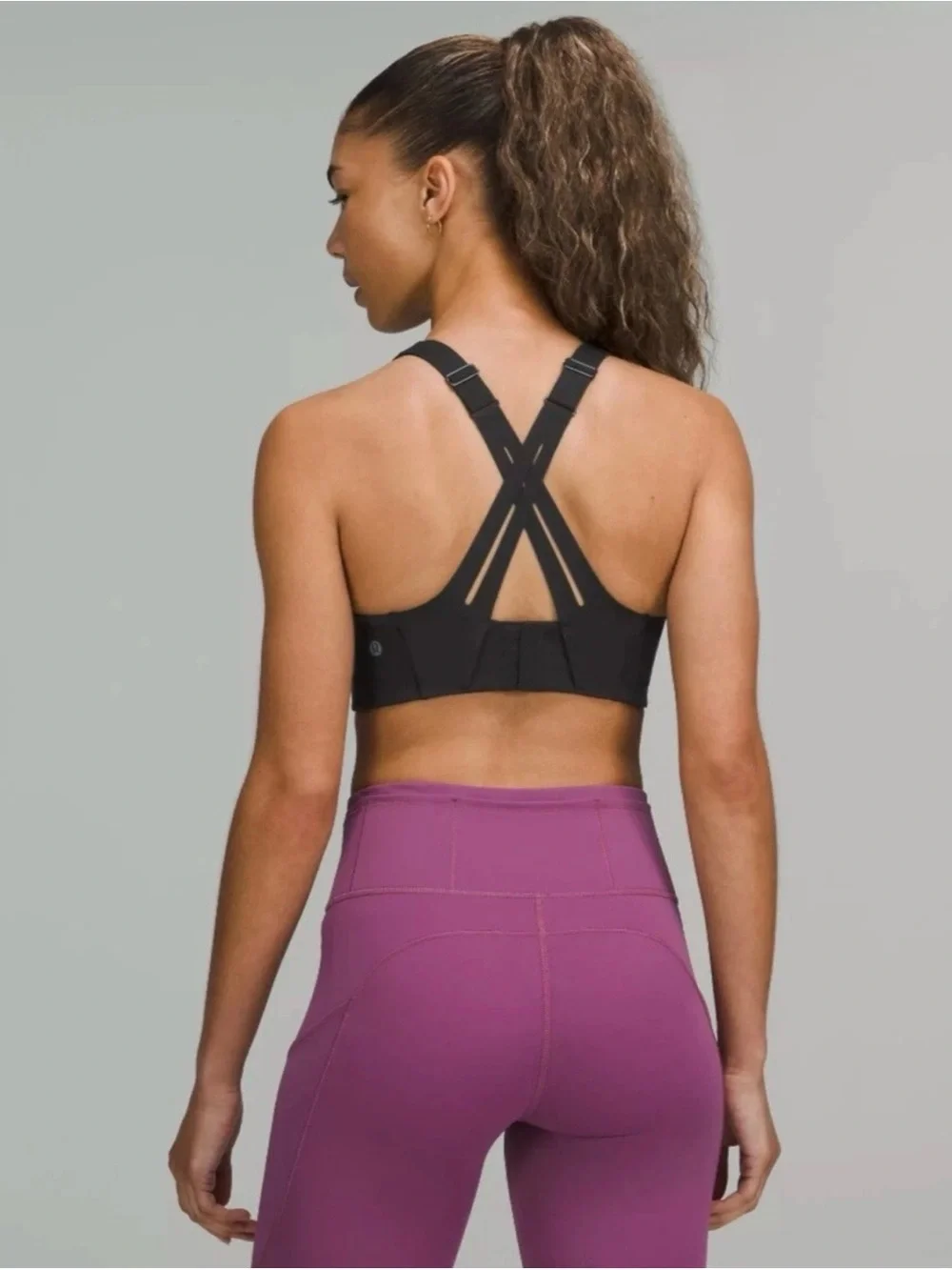 Lululemon women’s Black air support bra size 36DDD NWT